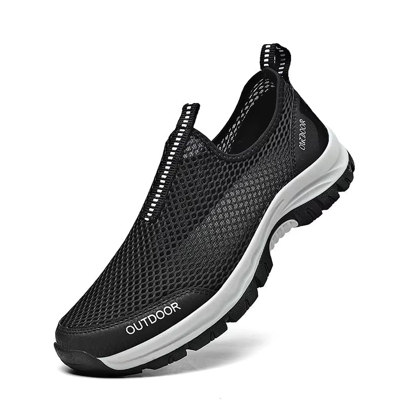 Herenschoenen van ademend lichtgewicht mesh met antislipzolen - Bruno
