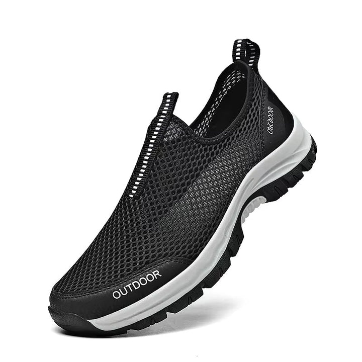 Herenschoenen van ademend lichtgewicht mesh met antislipzolen - Bruno