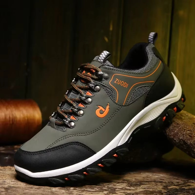 Herenwandelschoenen van stroef materiaal - Damian