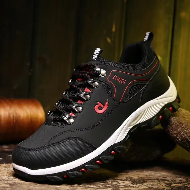 Herenwandelschoenen van stroef materiaal - Damian