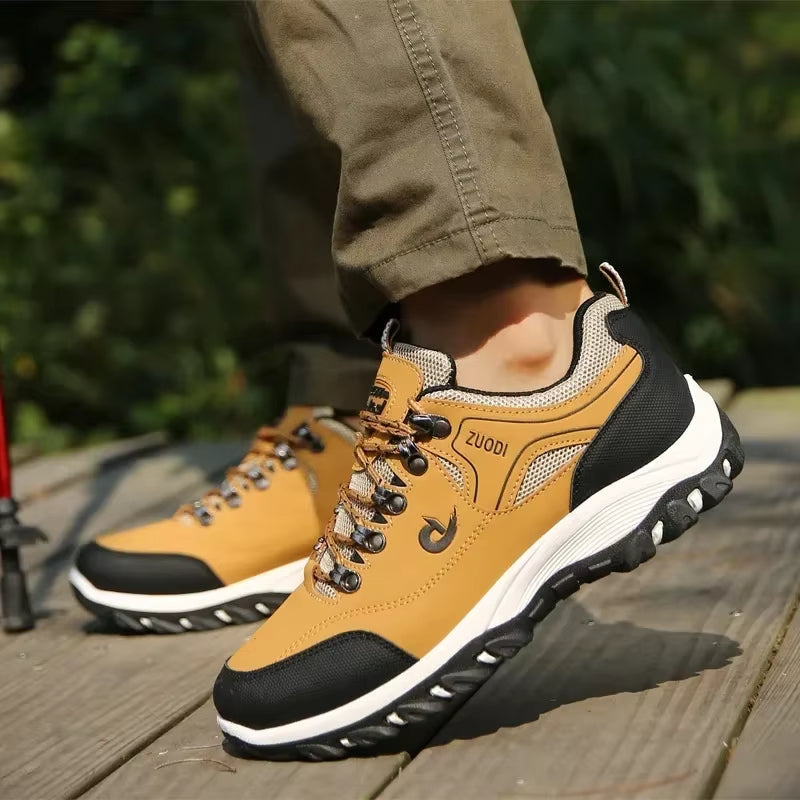 Herenwandelschoenen van stroef materiaal - Damian