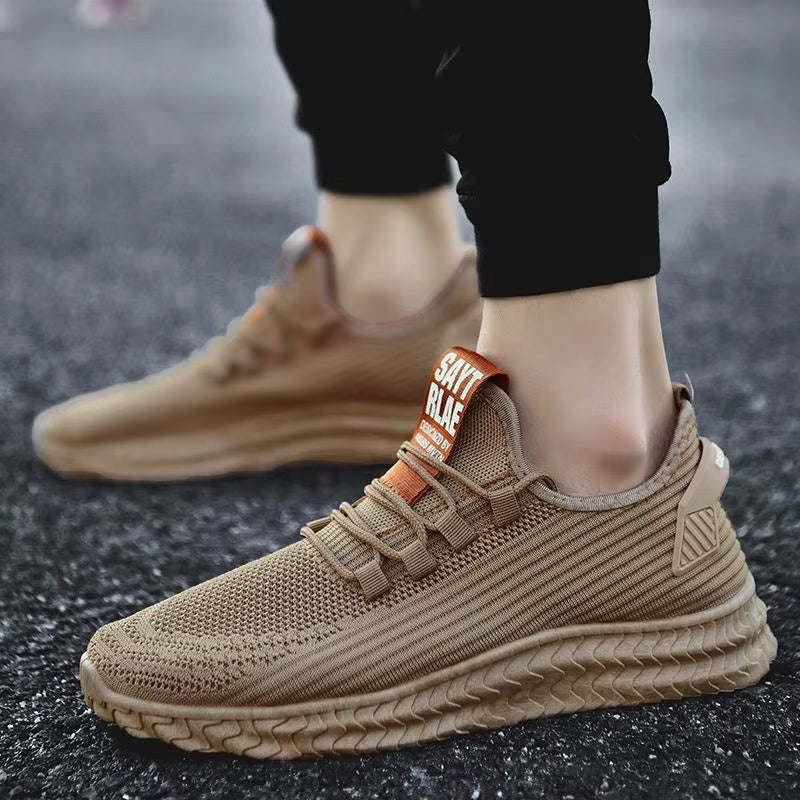 Ademende herentrainers van mesh in casual stijl - Elias