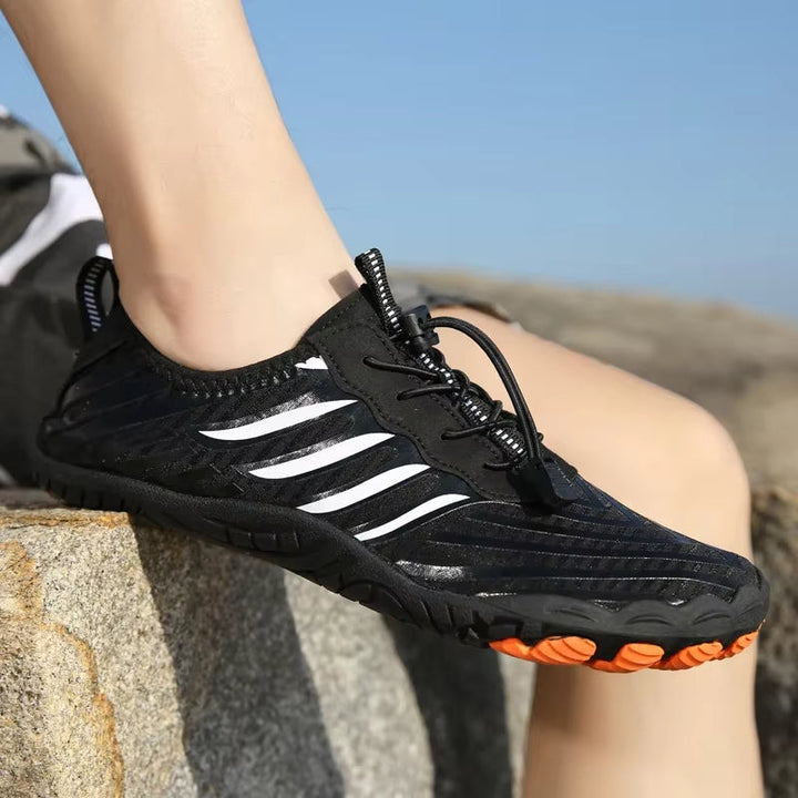 Ademende herenschoenen in aquastijl van mesh - Damien