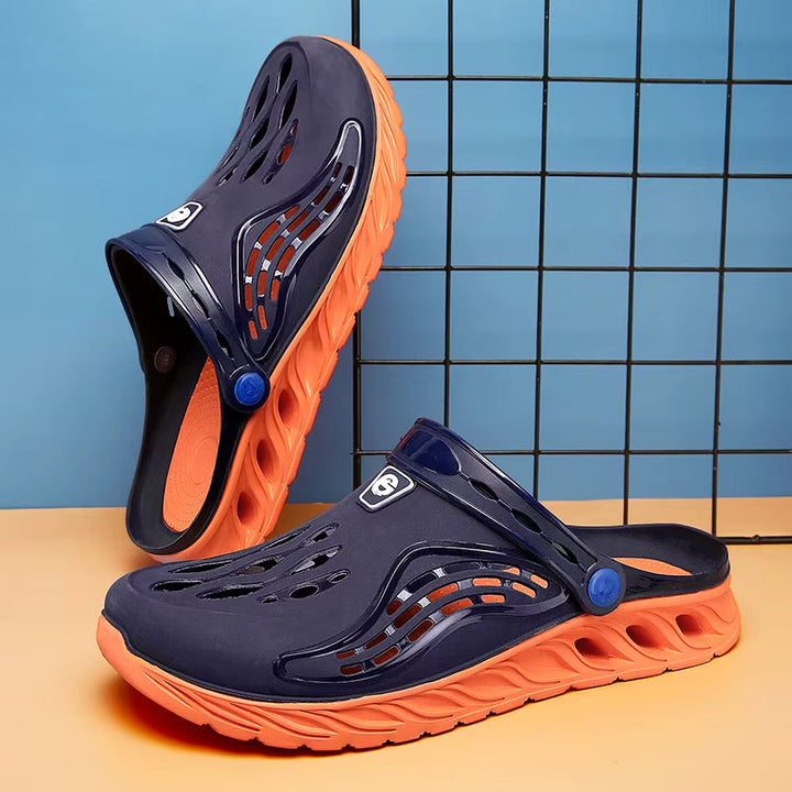 Geventileerde unisex rubberen klompen in casual stijl - Elias