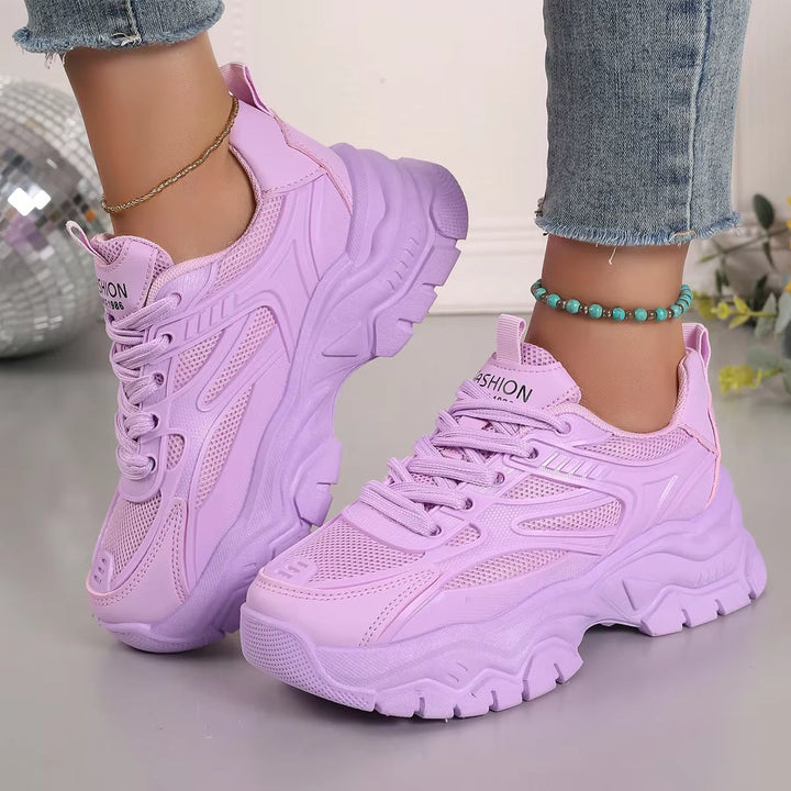 Sportschoenen met dikke zool voor dames in urban stijl - Camila
