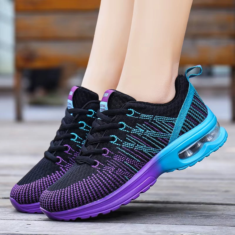 Damesschoenen van ademend mesh met luchtzool - Monica