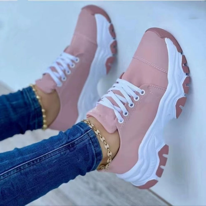 Trainers voor dames met dikke zolen en gekarteld ontwerp - Rebeca