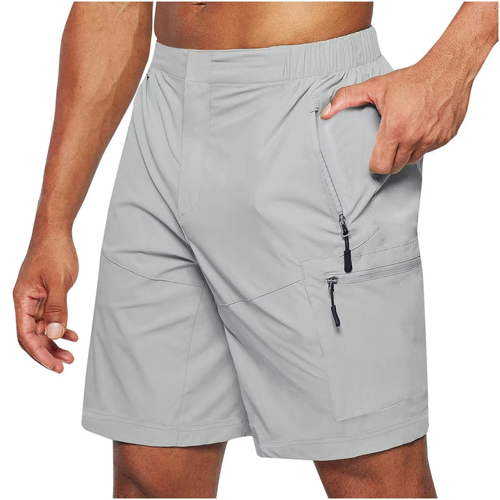 Herenshort technische stof met meerdere zakken - Adrian