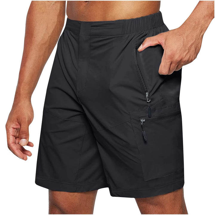 Herenshort technische stof met meerdere zakken - Adrian
