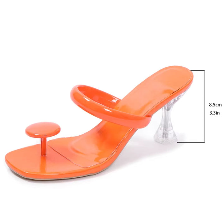 Vrouwensandalen met hak minimalistisch ontwerp elegante stijl - Julieta