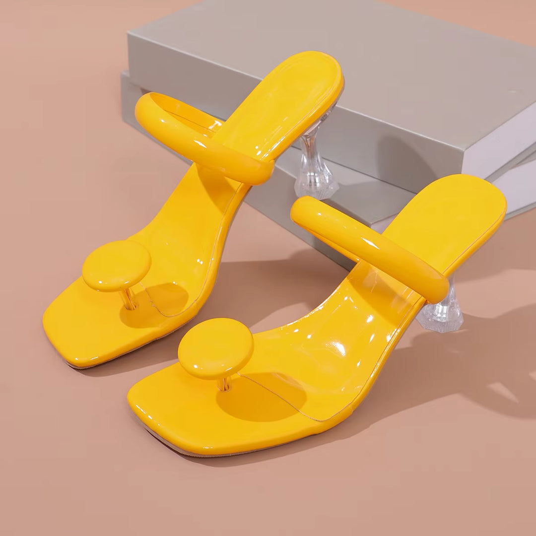 Vrouwensandalen met hak minimalistisch ontwerp elegante stijl - Julieta