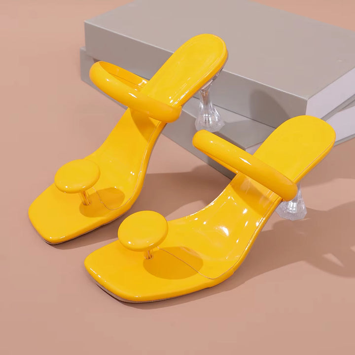 Vrouwensandalen met hak minimalistisch ontwerp elegante stijl - Julieta