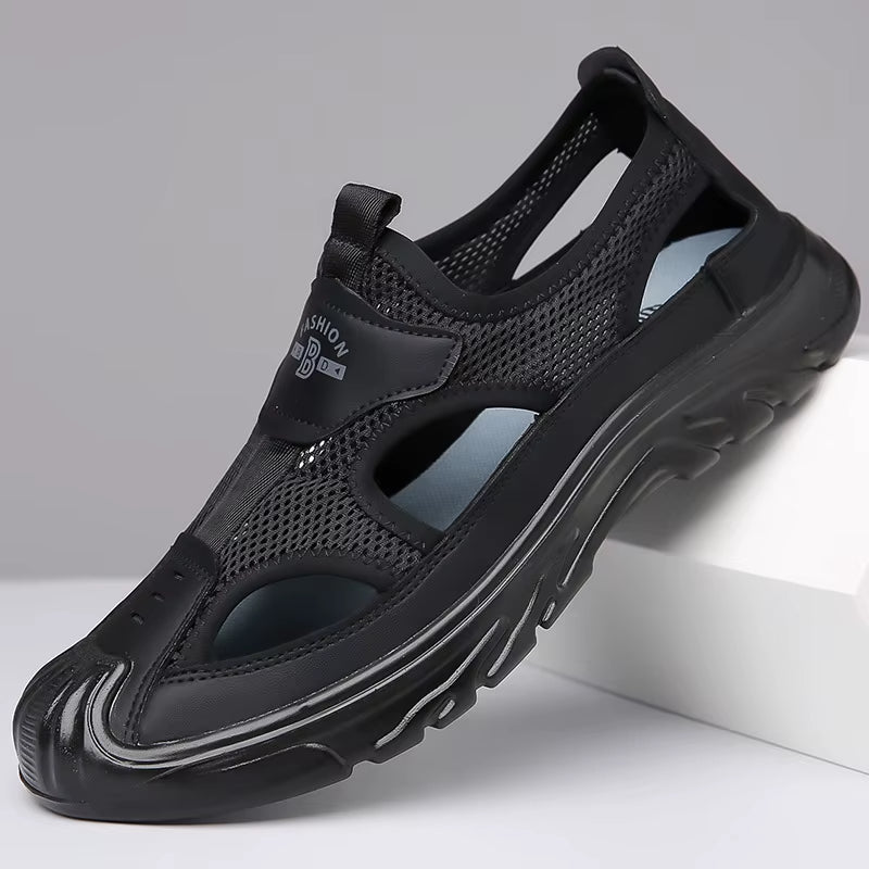 Herensandalen met ademend gaas en ergonomische zool - Rodrigo