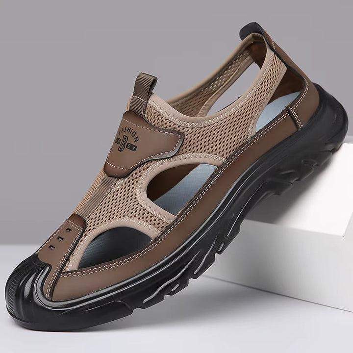 Herensandalen met ademend gaas en ergonomische zool - Rodrigo