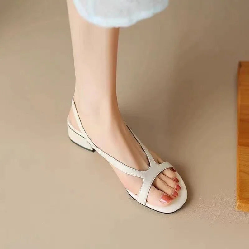 Platte damessandalen met minimalistisch design - Elena