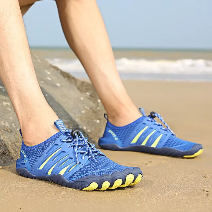 Sneldrogende unisex gympen in elektrisch blauw - Alven