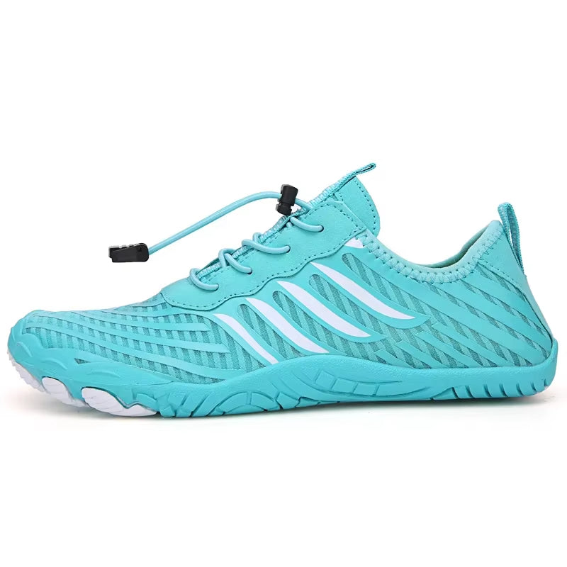 Ademende herenschoenen in aquastijl van mesh - Damien