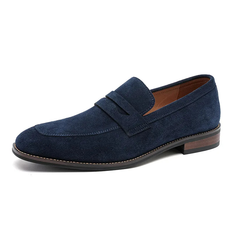 Klassieke herenschoenen in bruin suèdeleer - Lancaster