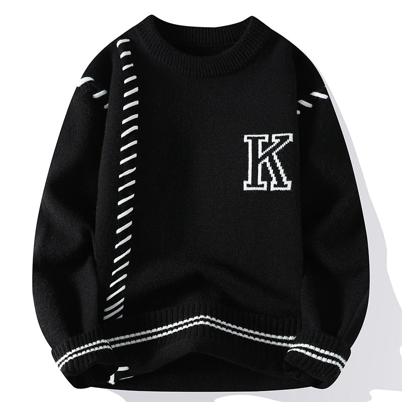 Herentrui met zacht gebreid effect - Marven