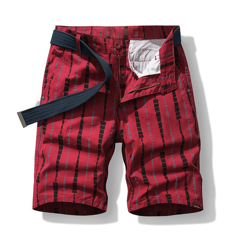 Herenbroek met moderne casual print - Bruno