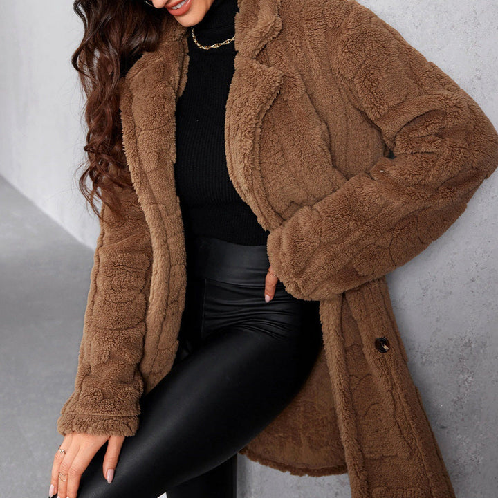 Fleecejas oversized voor dames - Thania