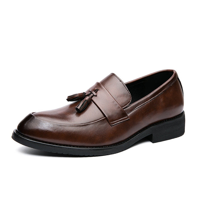Heren mocassins leer kwastjes klassiek - Pifto