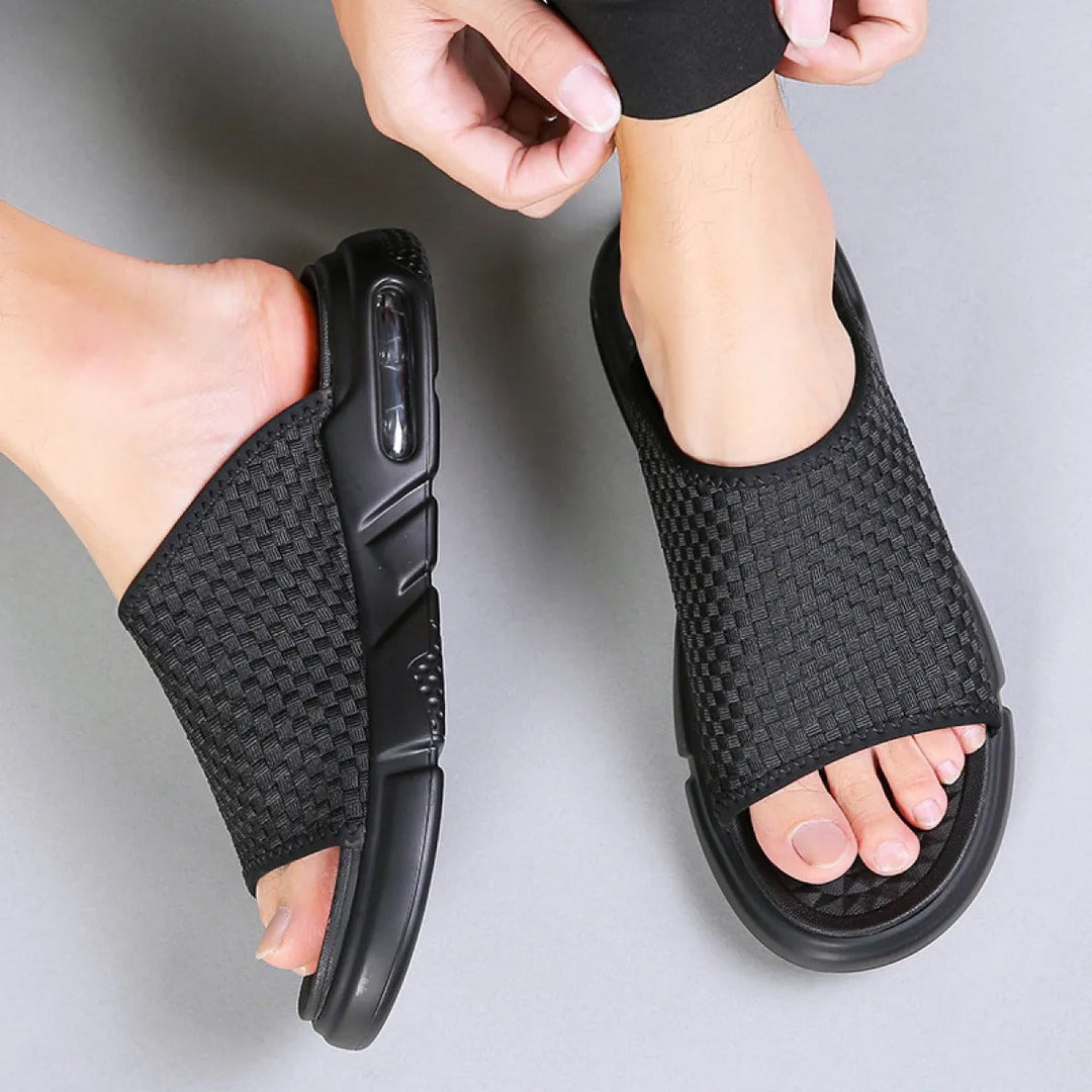 Herensportsandalen van ademend mesh met ergonomisch ontwerp - Dorian