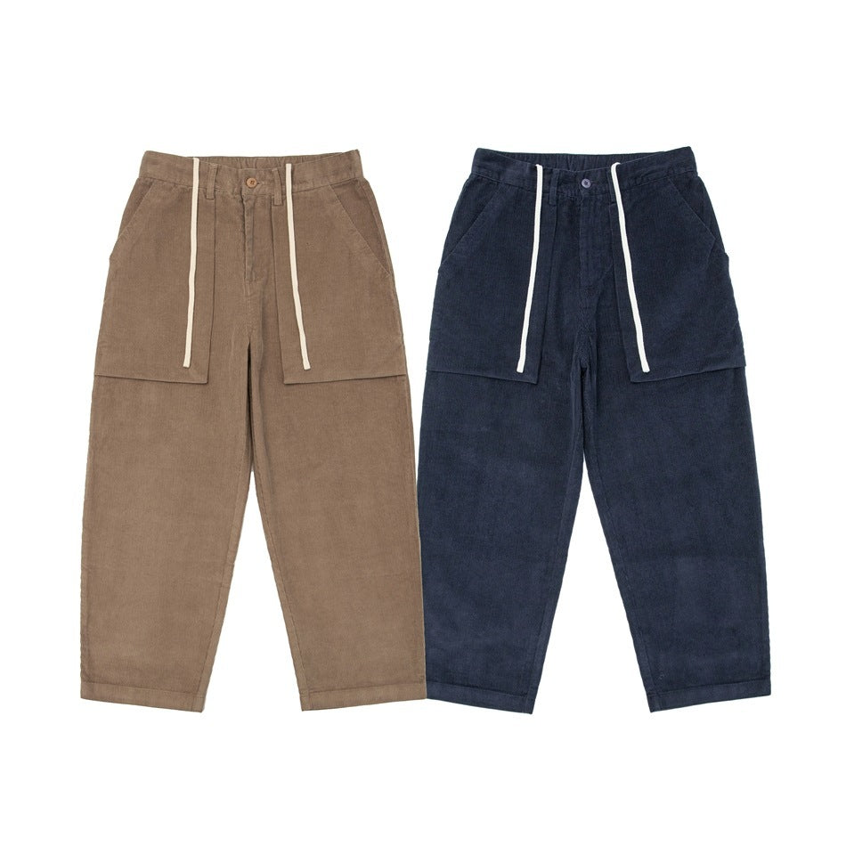 John - Retro corduroy rechte heren casual broek