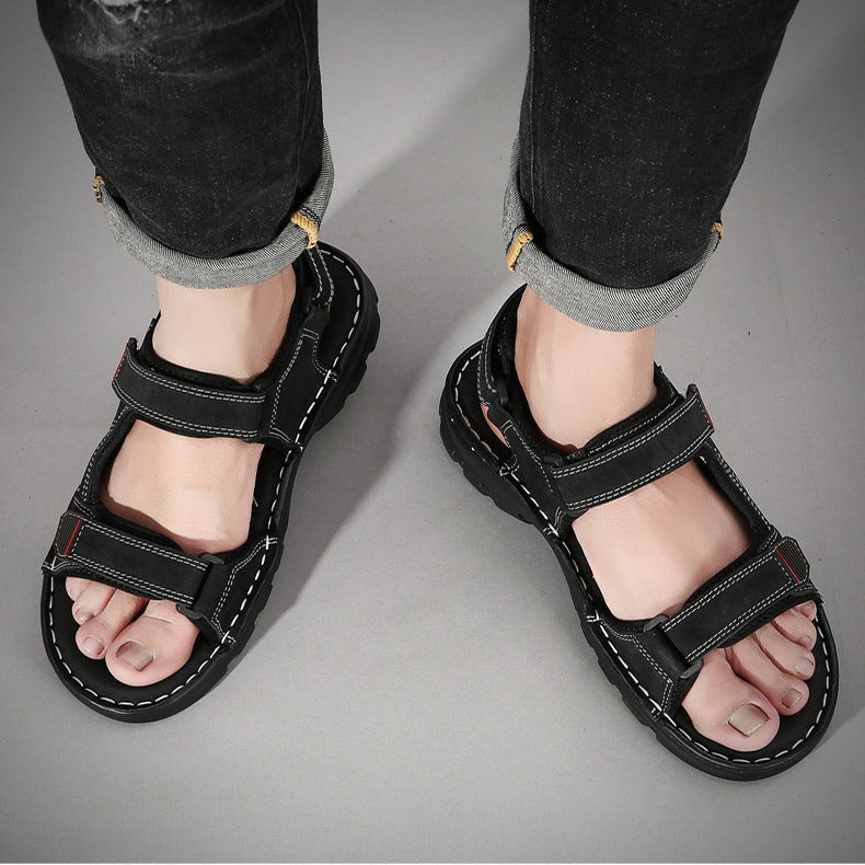 Heren sandalen zwart verstelbaar - Hanoi