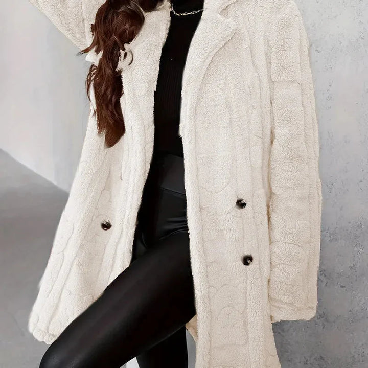 Fleecejas oversized voor dames - Thania