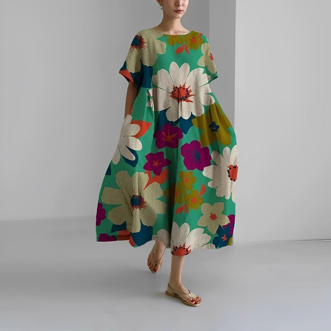 Katarina - Boho bloemenjurk voor een stijlvolle verschijning