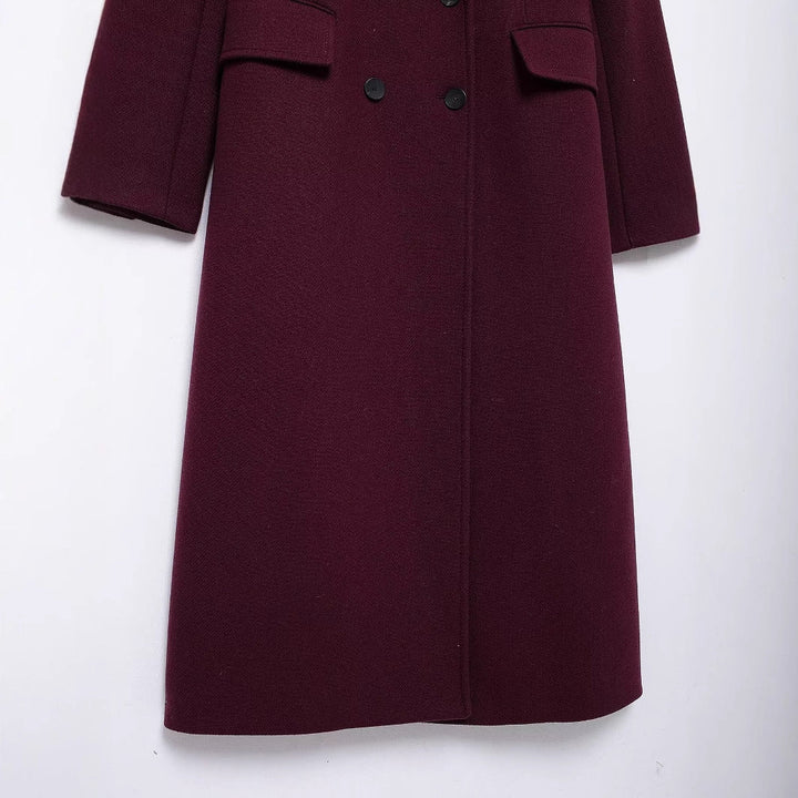 Seizoensjas met dubbele borst voor dames - Eline