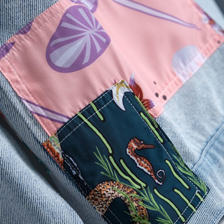 Tessy - spijkerjack voor dames met stijl en kleur
