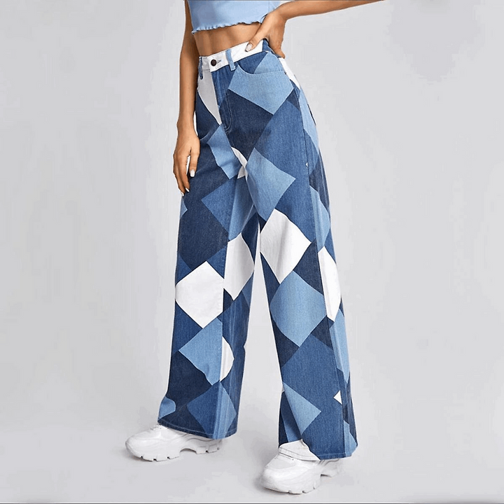 Baggy jeans met rits - Emmy