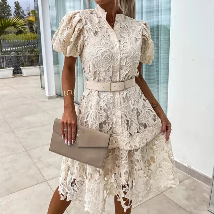 Alaina - Mini-jurk met korte mouwen