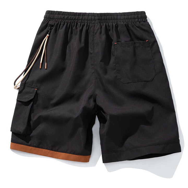 Sportieve herenshort met decoratieve zijzak - Victor