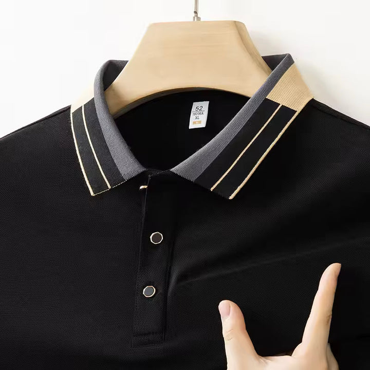 Herenpolo in casual stijl van ademende technische stof - Carlos