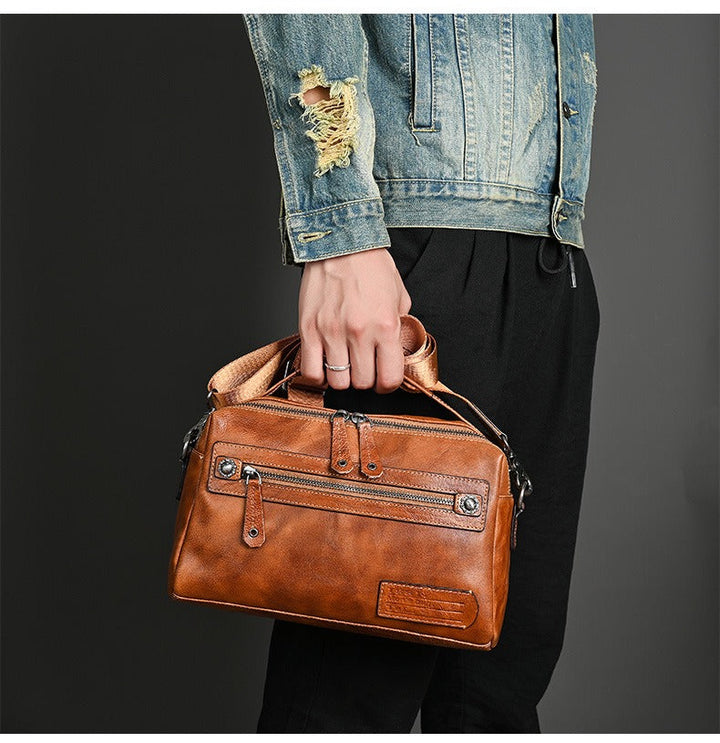 Mannen handtas van synthetisch leer compact urban design - Laurent