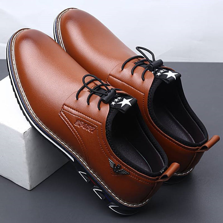 Casual herenschoenen in synthetisch leer urban design - Mauro