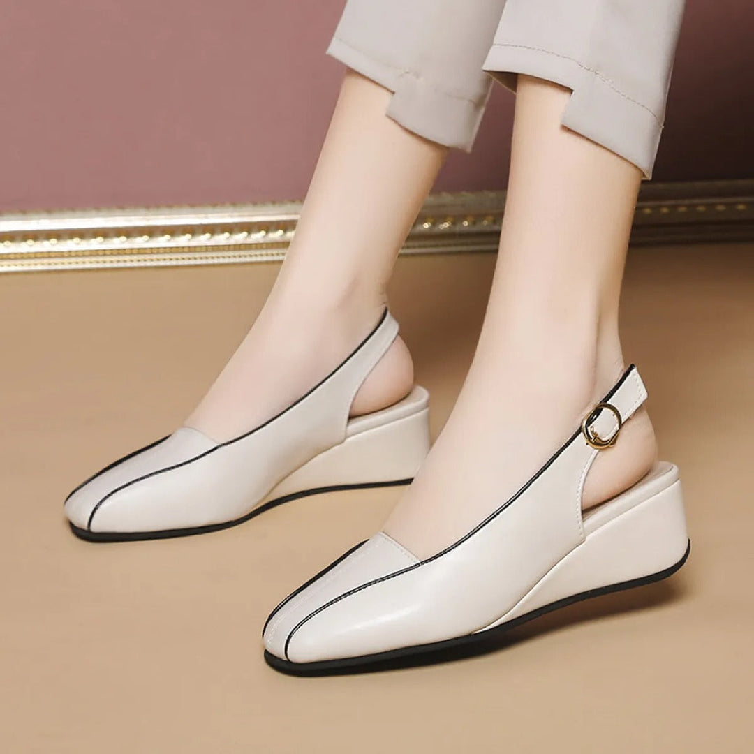 Damesschoenen met lage hak Minimalistisch Ontwerp - Céleste