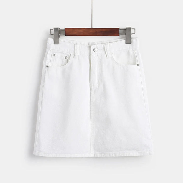 Korte denim rok voor dames - Auria