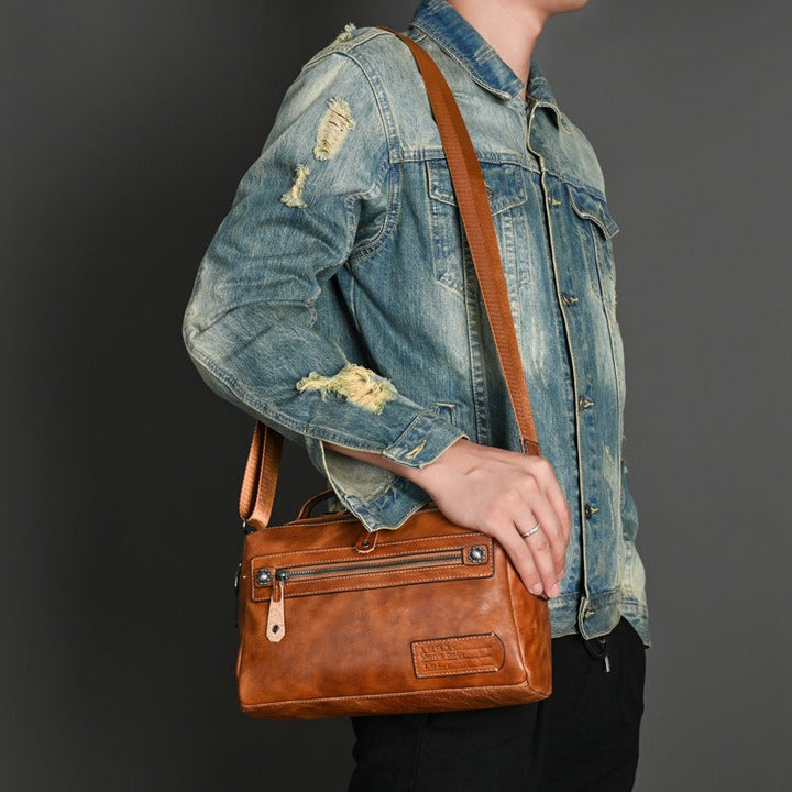 Mannen handtas van synthetisch leer compact urban design - Laurent