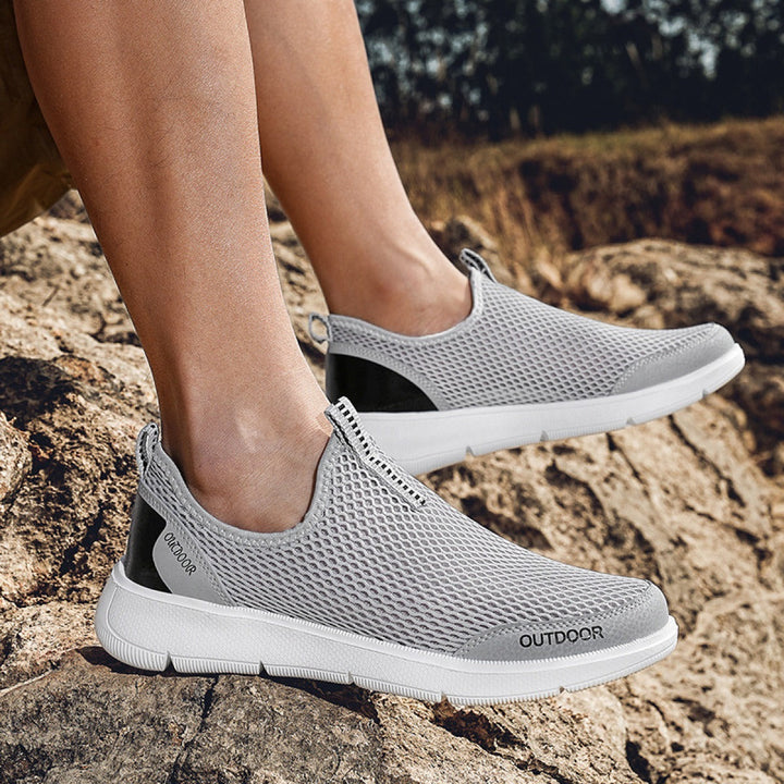 Ademende herenschoenen met sportieve zool - Iker