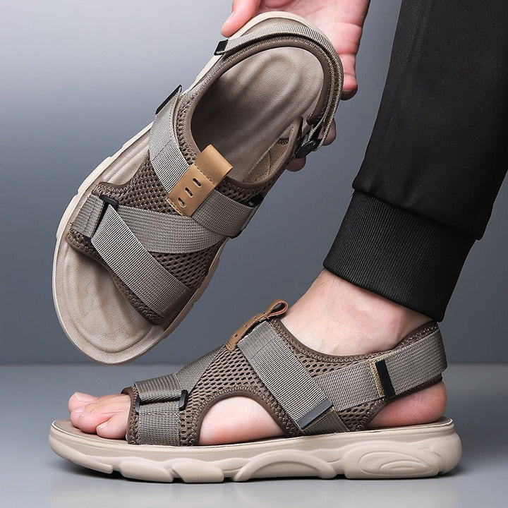 Orthopedische, ademende herensandalen met dikke zool - Kepa