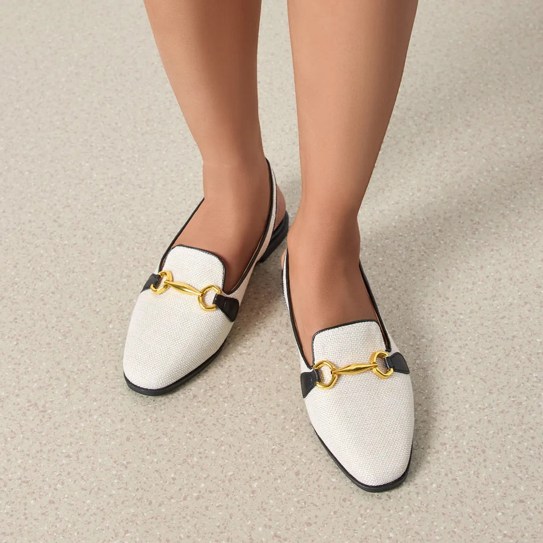 Damesschoenen met metallic detail - Floriane