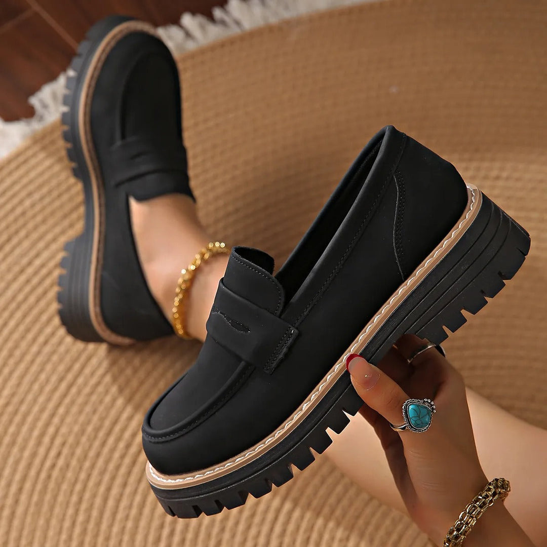 Slipbestendige plateau damesschoenen casual stijl - Marjolaine