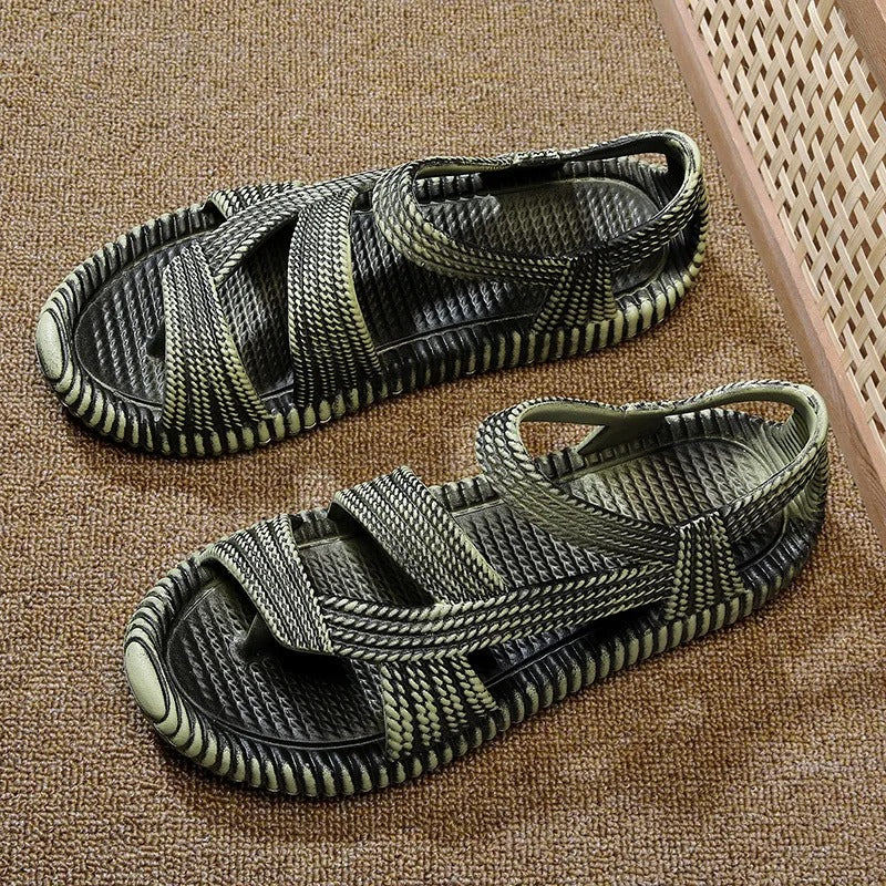 Gevlochten herensandalen handgemaakt ontwerp - Pieter