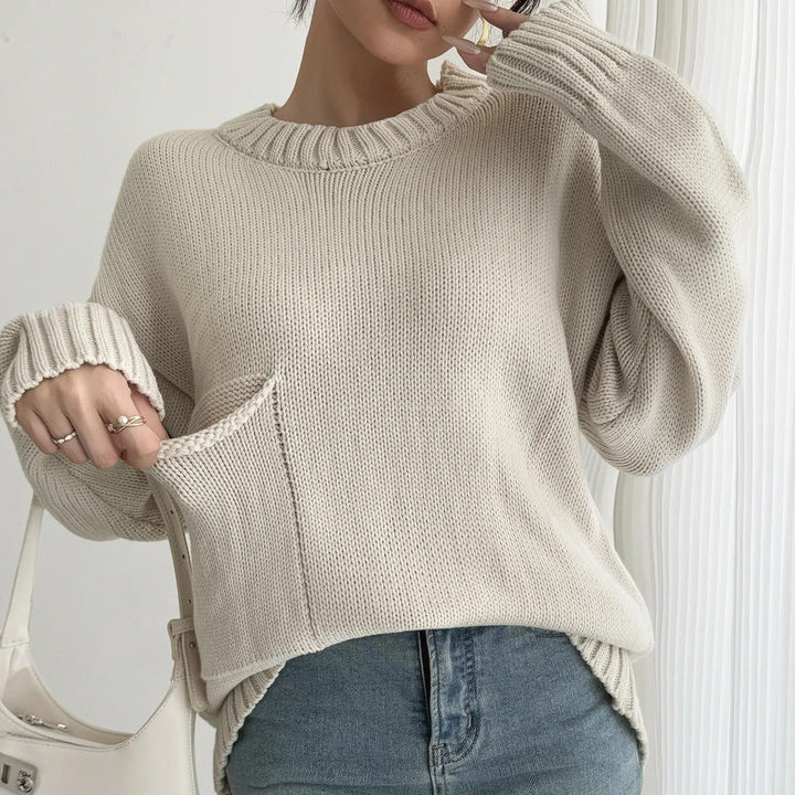 Gebreide oversized trui voor dames - Pereira