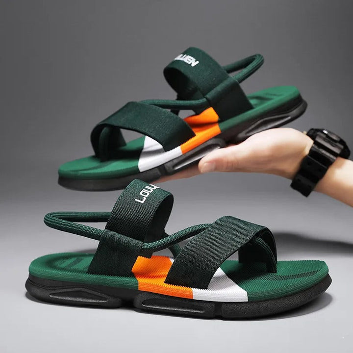 Veelkleurige orthopedische herensandalen met lichtgewicht ergonomische zool - Marcel