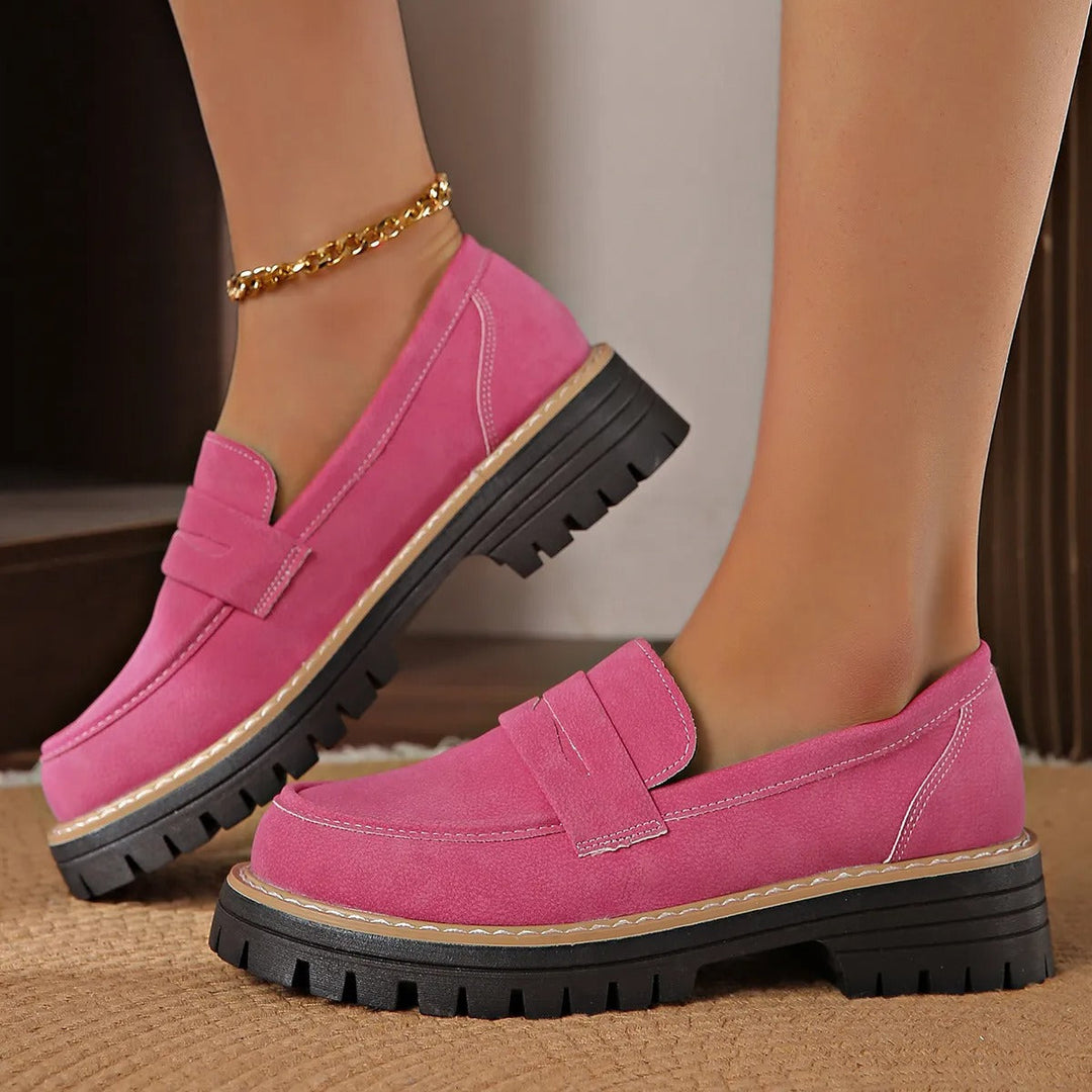 Slipbestendige plateau damesschoenen casual stijl - Marjolaine